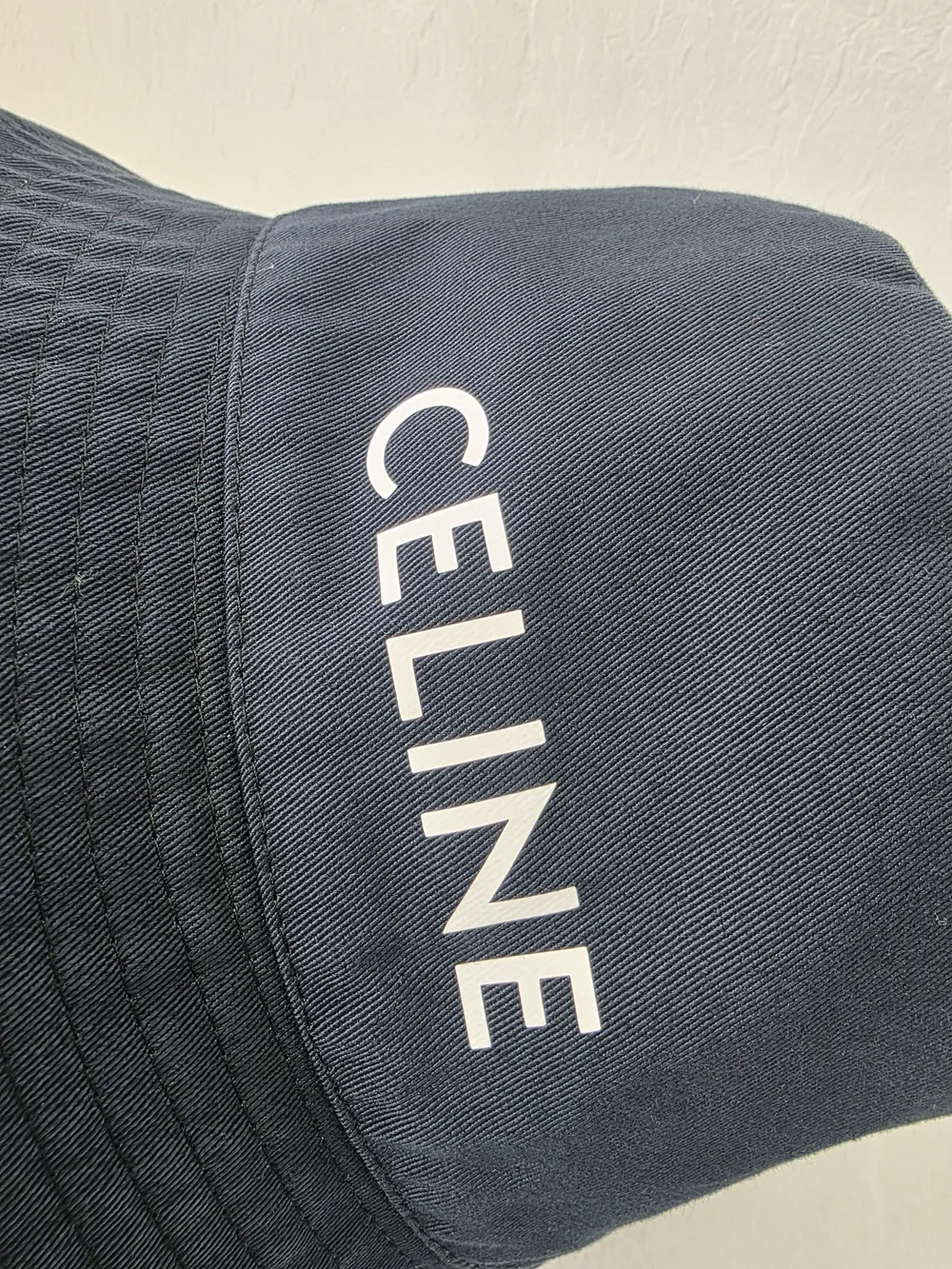 Auth Celine Logo Black Bucket Hat - Picture 8 of 8